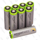 8-Pack AmazonBasics AA Rechargeable Batteries | $15 | Amazon